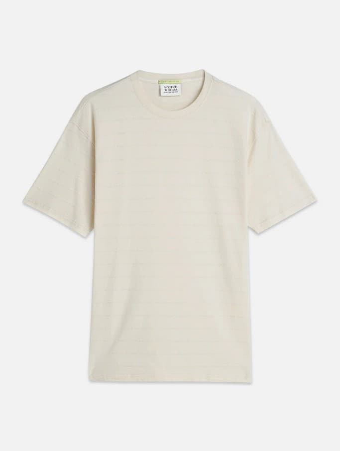 Structured jacqard tee