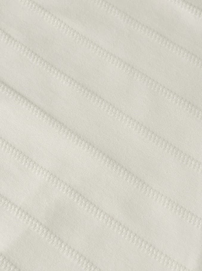 Structured jacqard tee