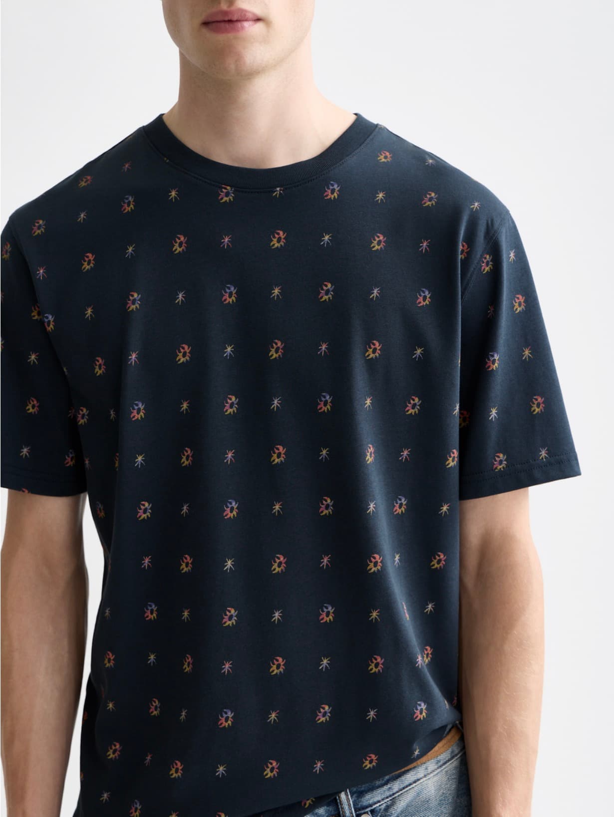 Micro printed tee