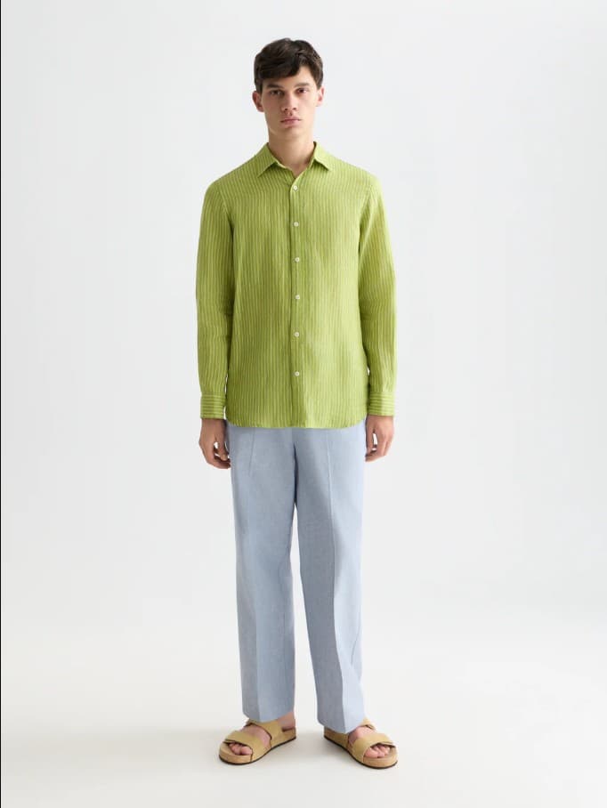 Linen striped