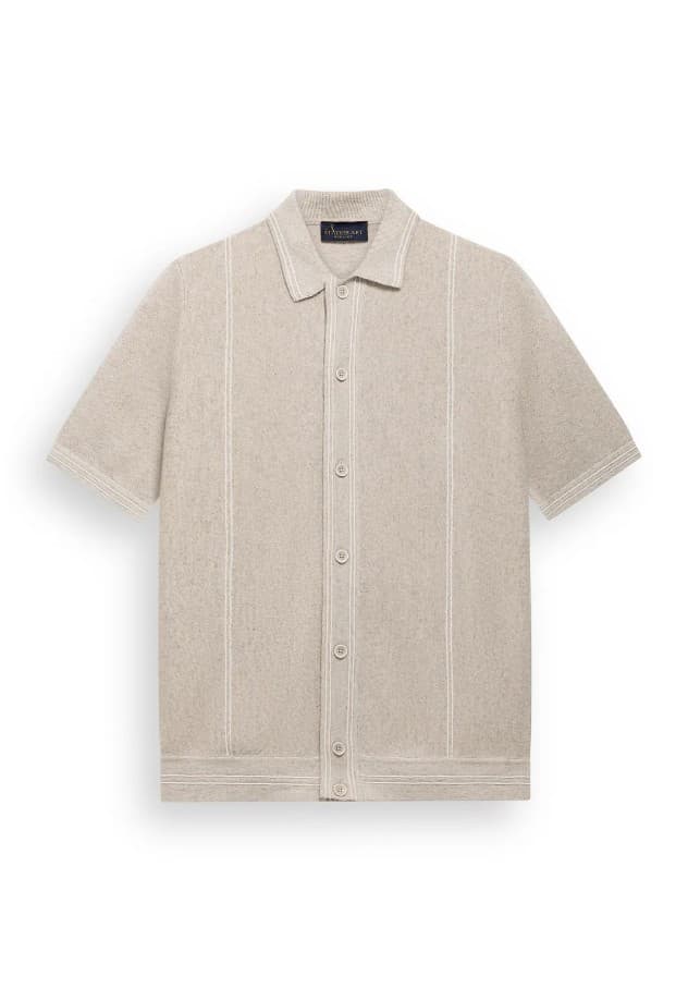 Knitted poloshit ss