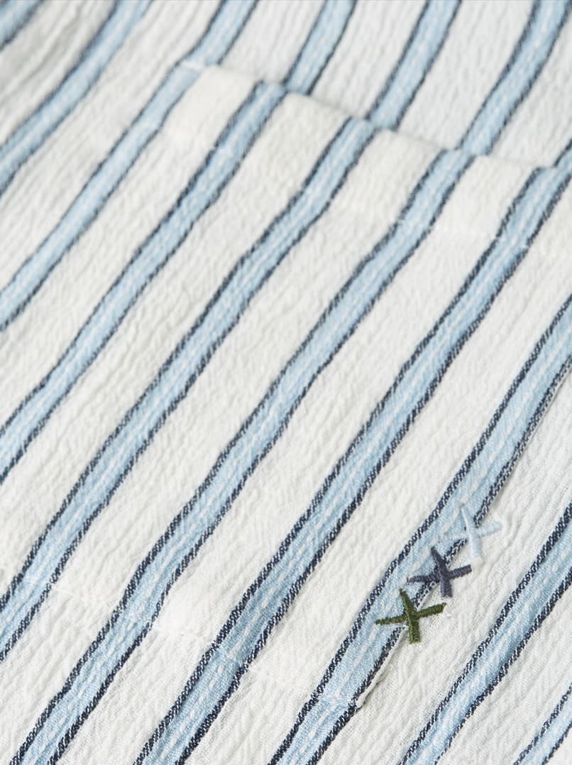 Striped crinckle