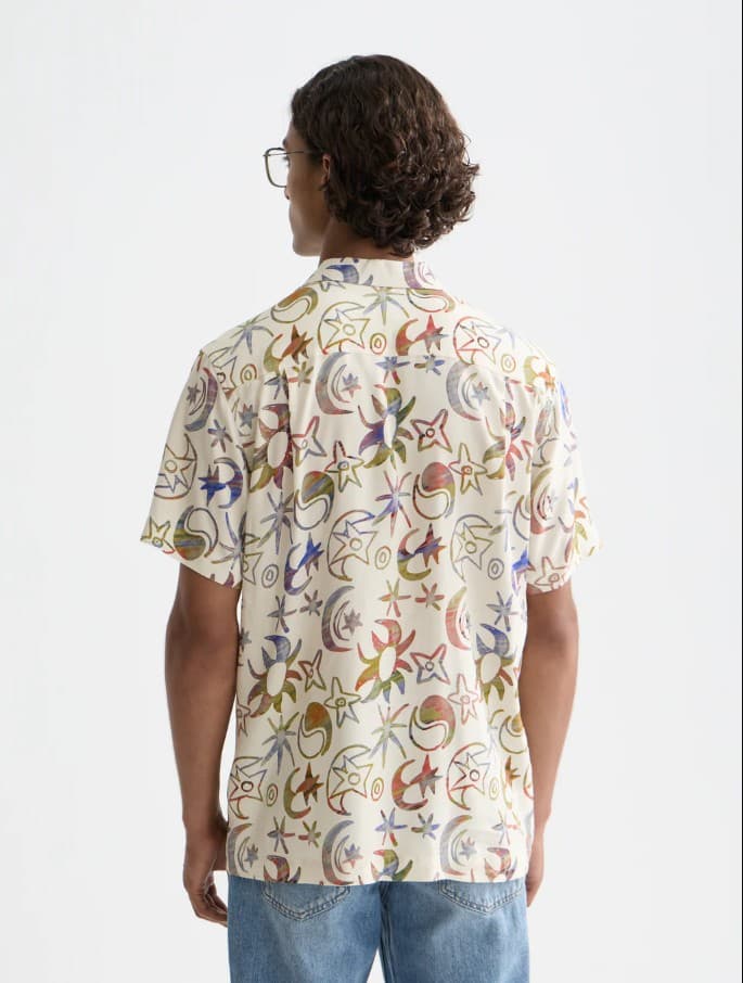 Printed viscose