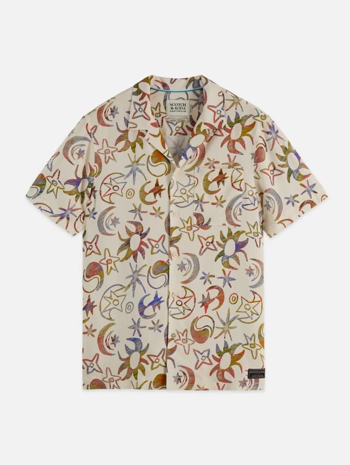Printed viscose