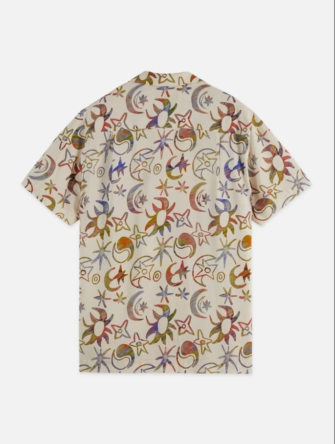 Printed viscose