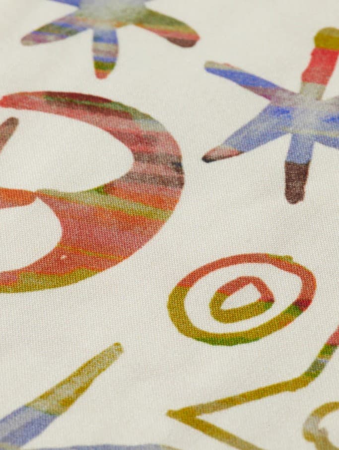Printed viscose