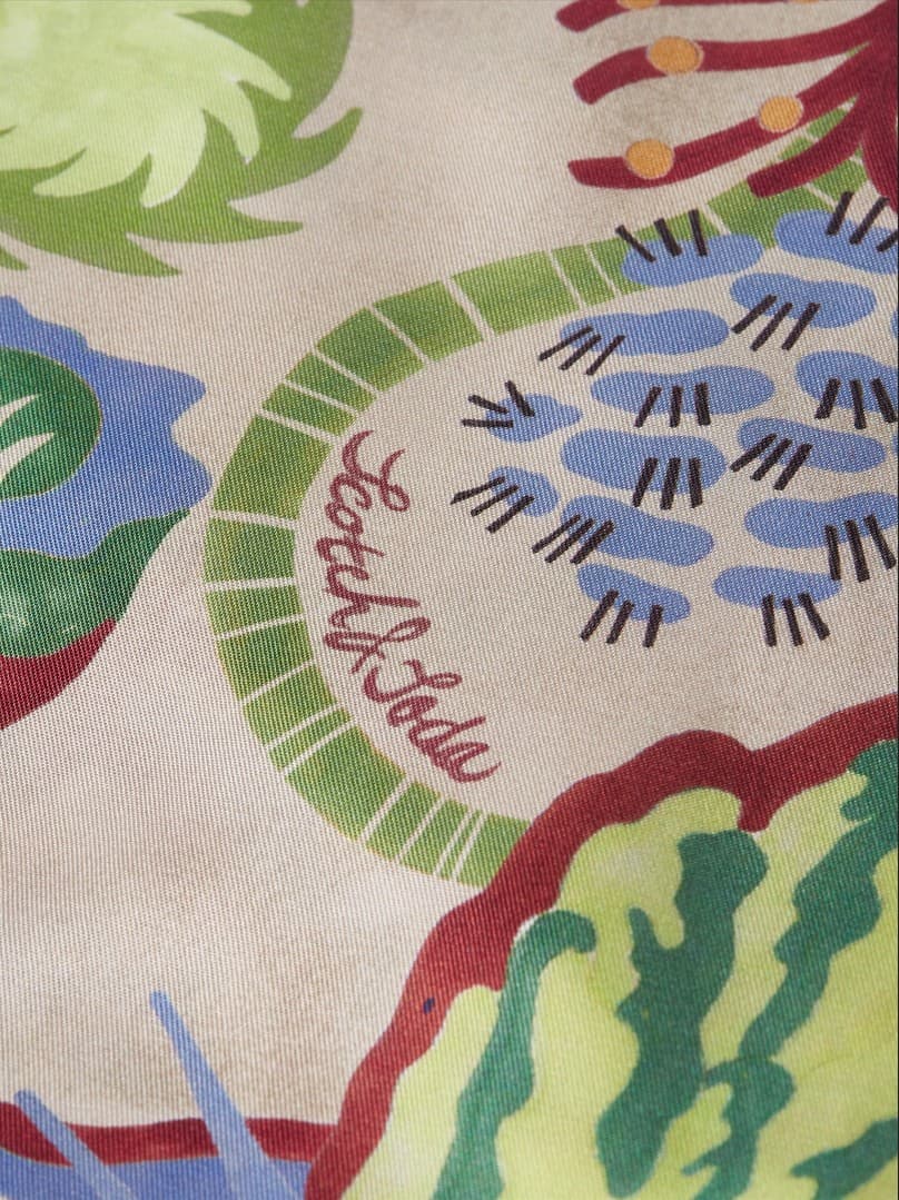 Printed tencel