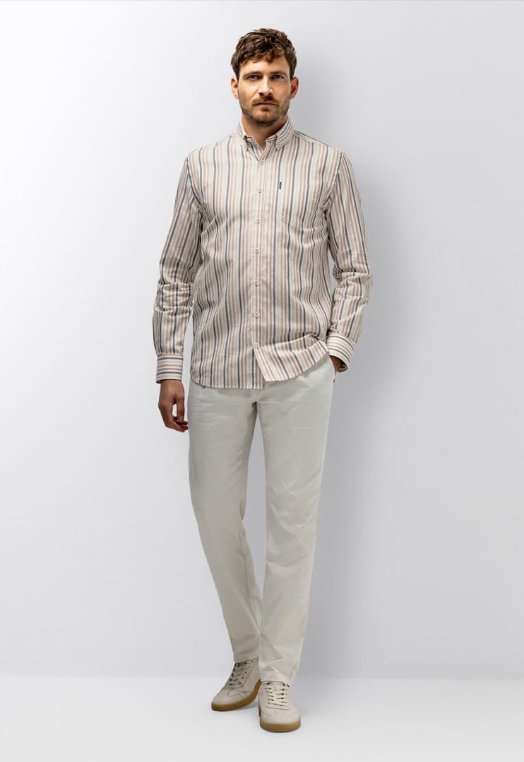 Striped oxford ls bd