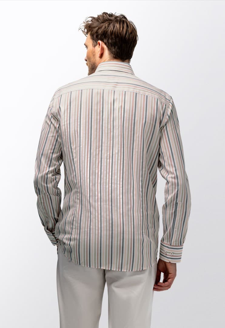 Striped oxford ls bd