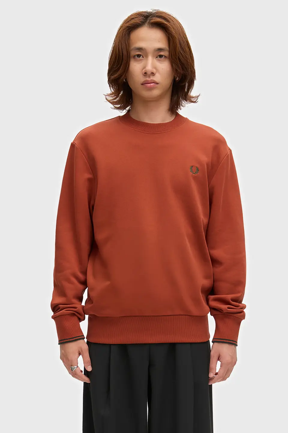 BASIC C-NECK SWEATSHIRT