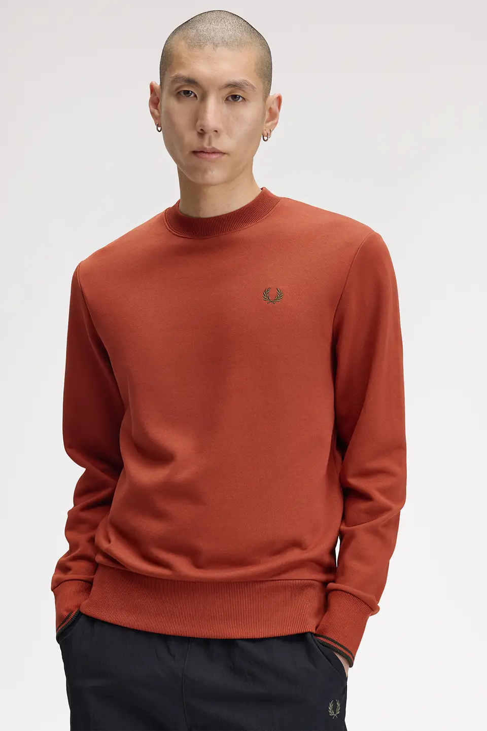 BASIC C-NECK SWEATSHIRT