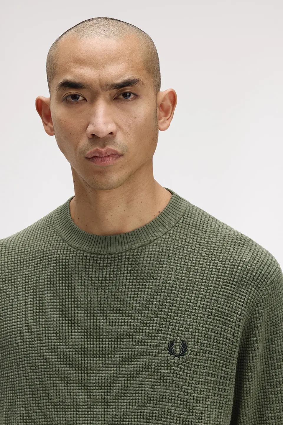 Fred Perry Waffle Stitched Jumper