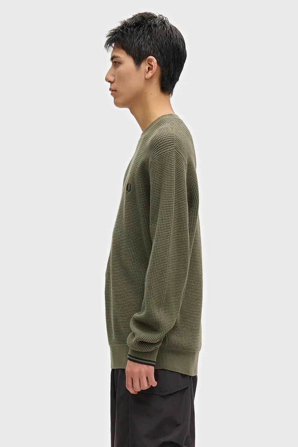 Fred Perry Waffle Stitched Jumper