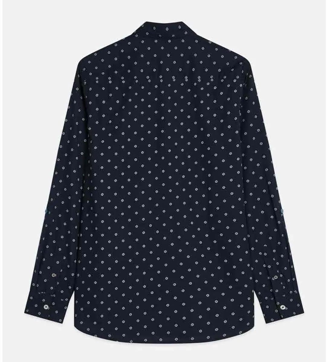 Scotch & Soda Printed Cotton Poplin Regular-Fit Shirt 184700-401