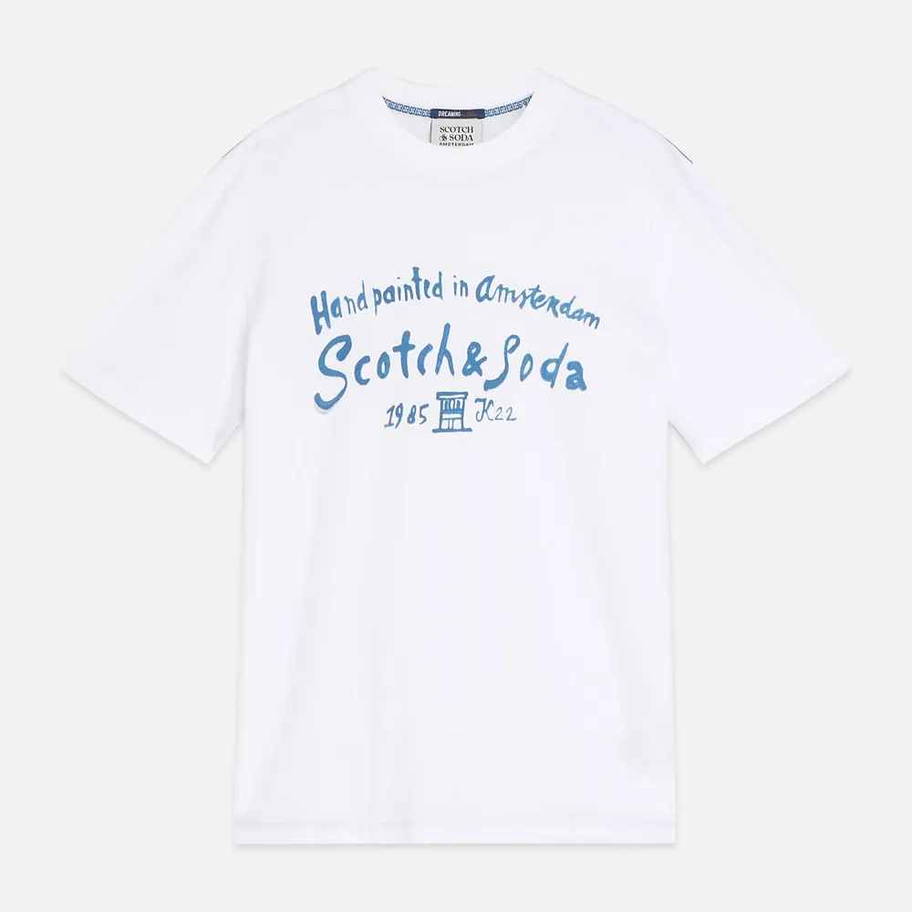 Front artwork regular-fit T-shirt