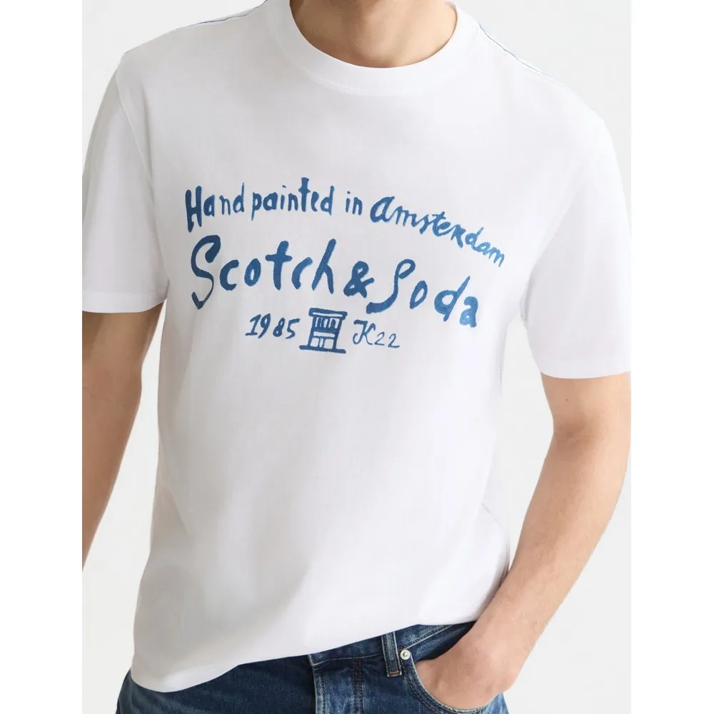 Front artwork regular-fit T-shirt