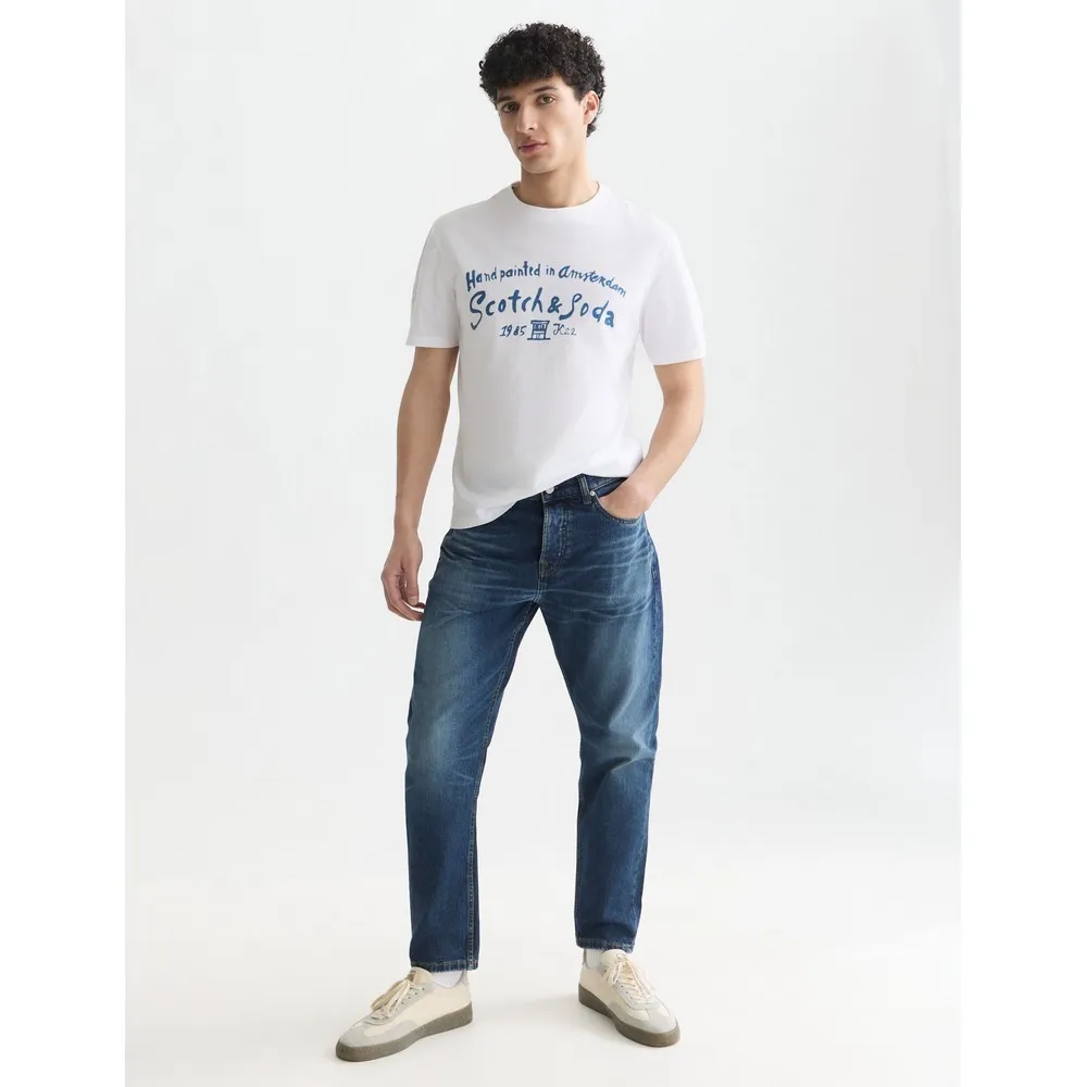 Front artwork regular-fit T-shirt