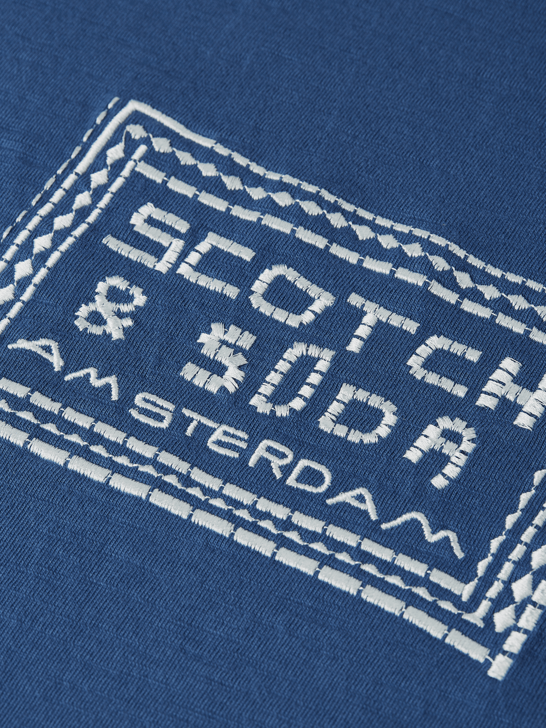 Scotch & Soda Embroidered Front Artwork Relaxed-Fit T-Shirt 183587-410
