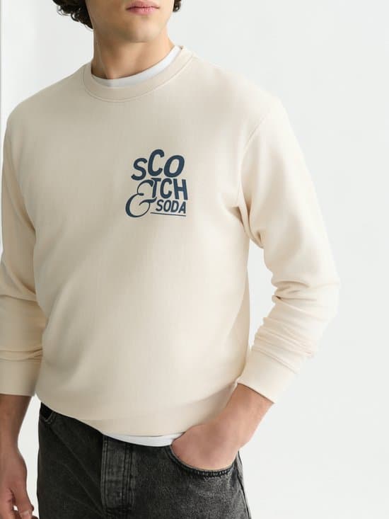 Left Chest Artwork regular-fit sweatshirt