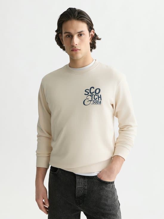 Left Chest Artwork regular-fit sweatshirt