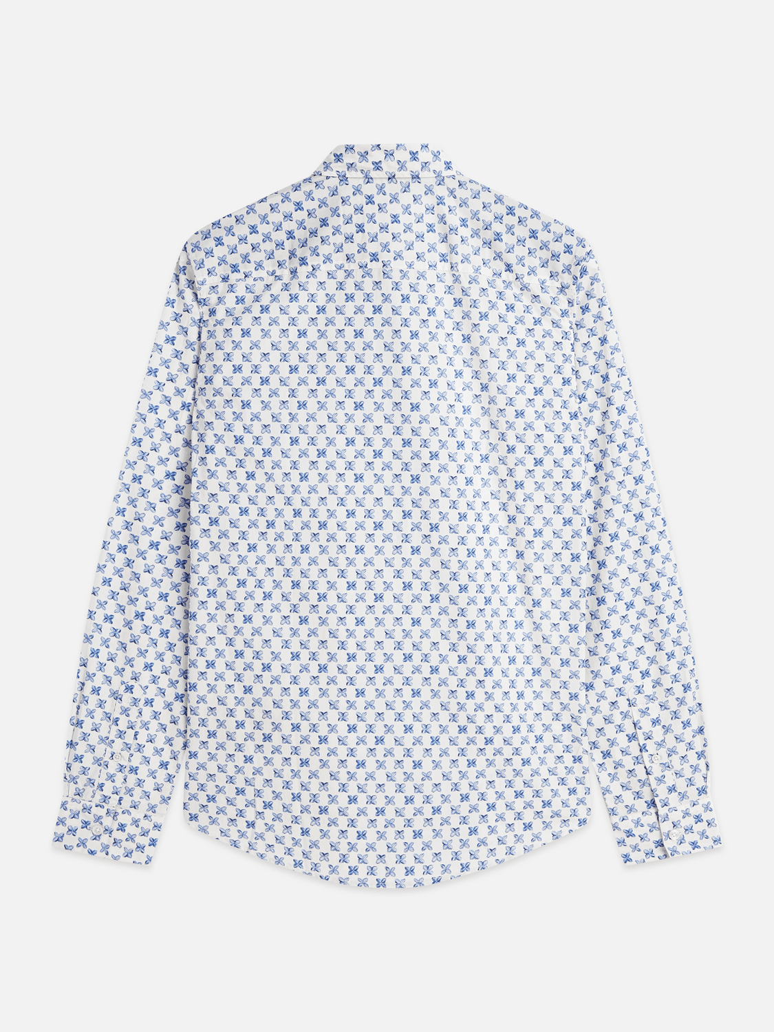 MICRO-PRINTED SLIM-FIT SHIRT