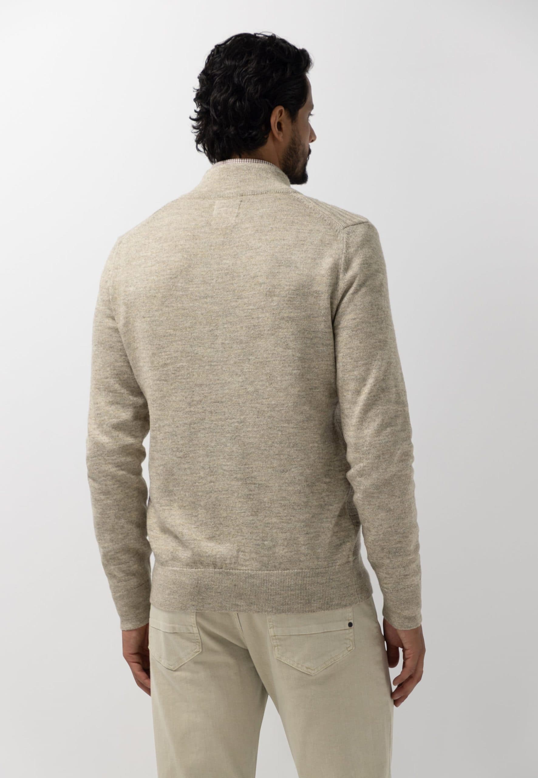Vest met structuurpatroon 161-26075-8719