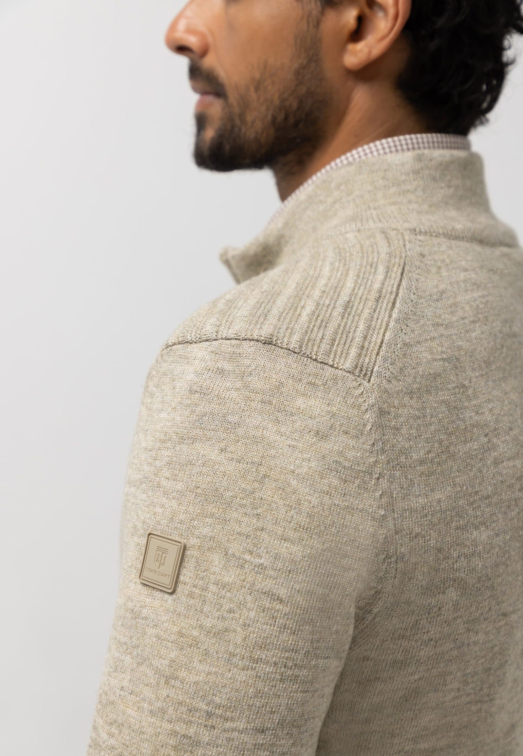 Vest met structuurpatroon 161-26075-8719