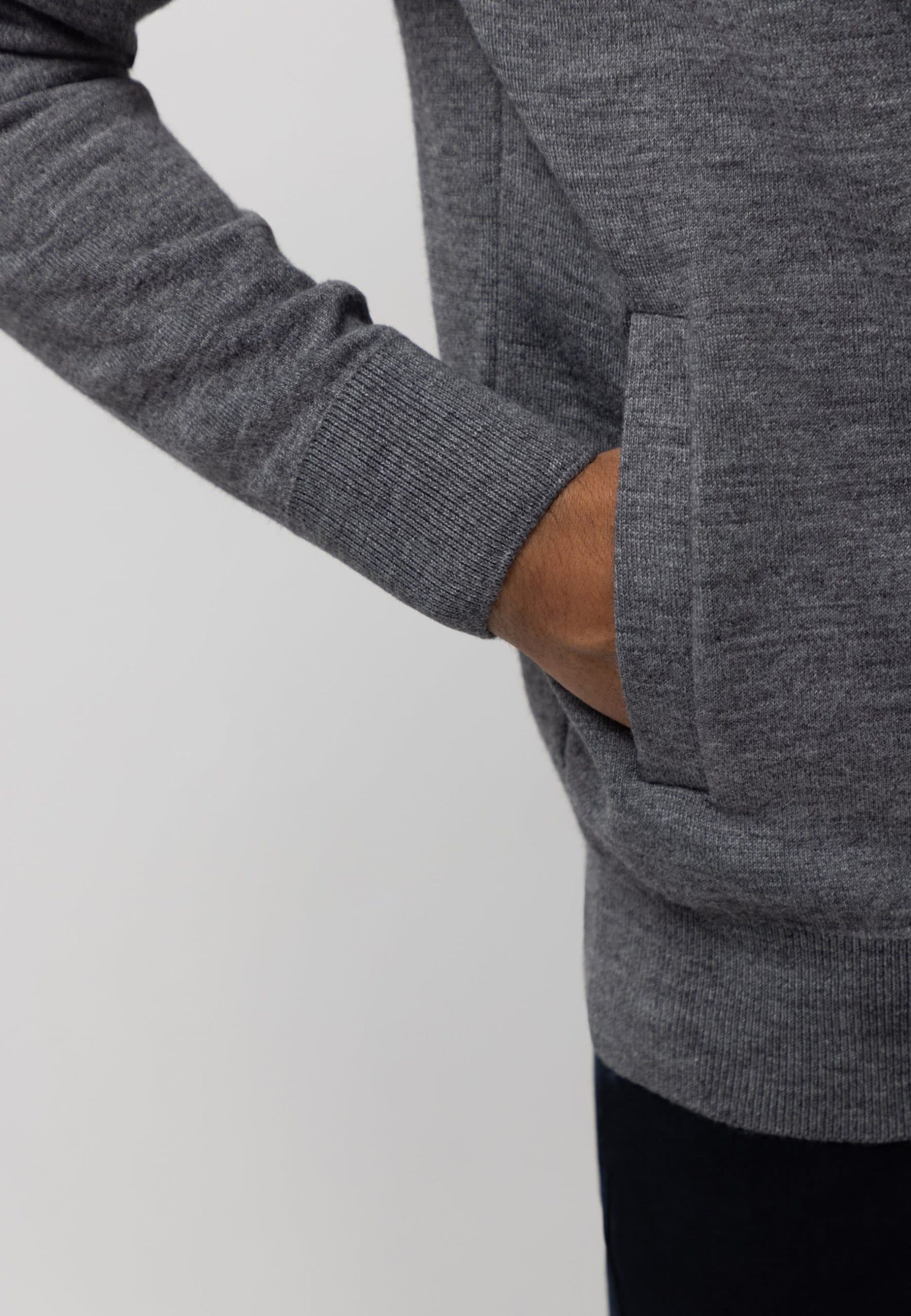 Vest van wolmix 161-26097-9559