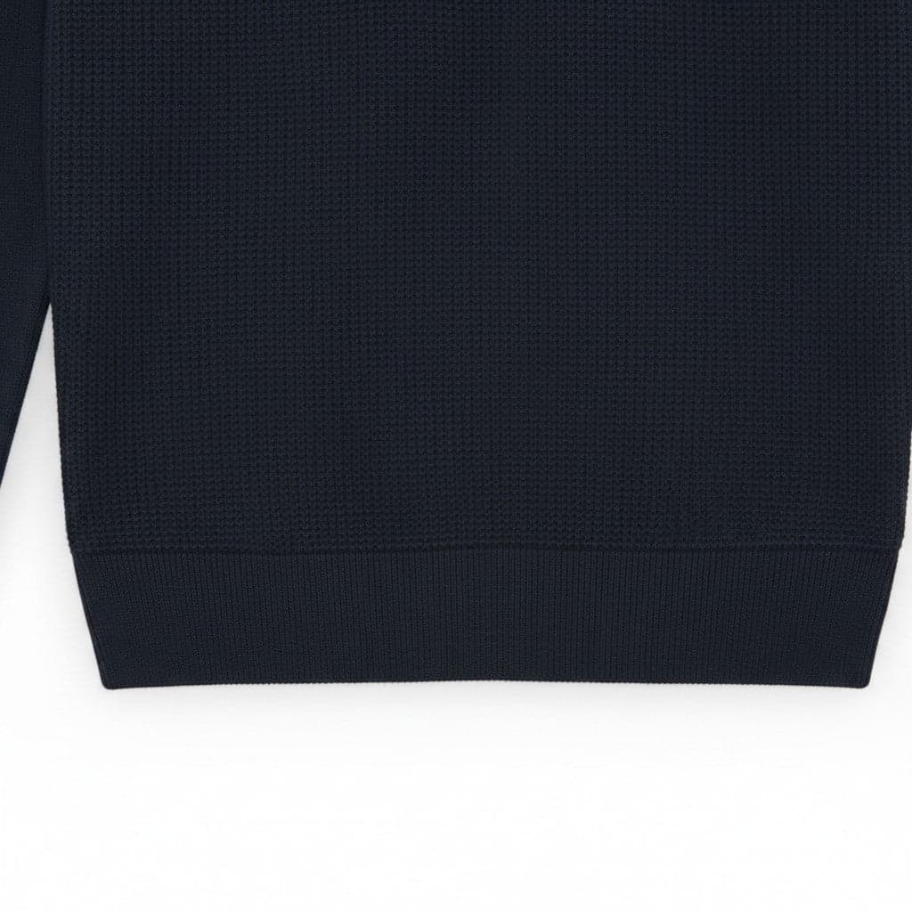 Lyle & Scott Panelled Waffle Knitted Polo KN2570V