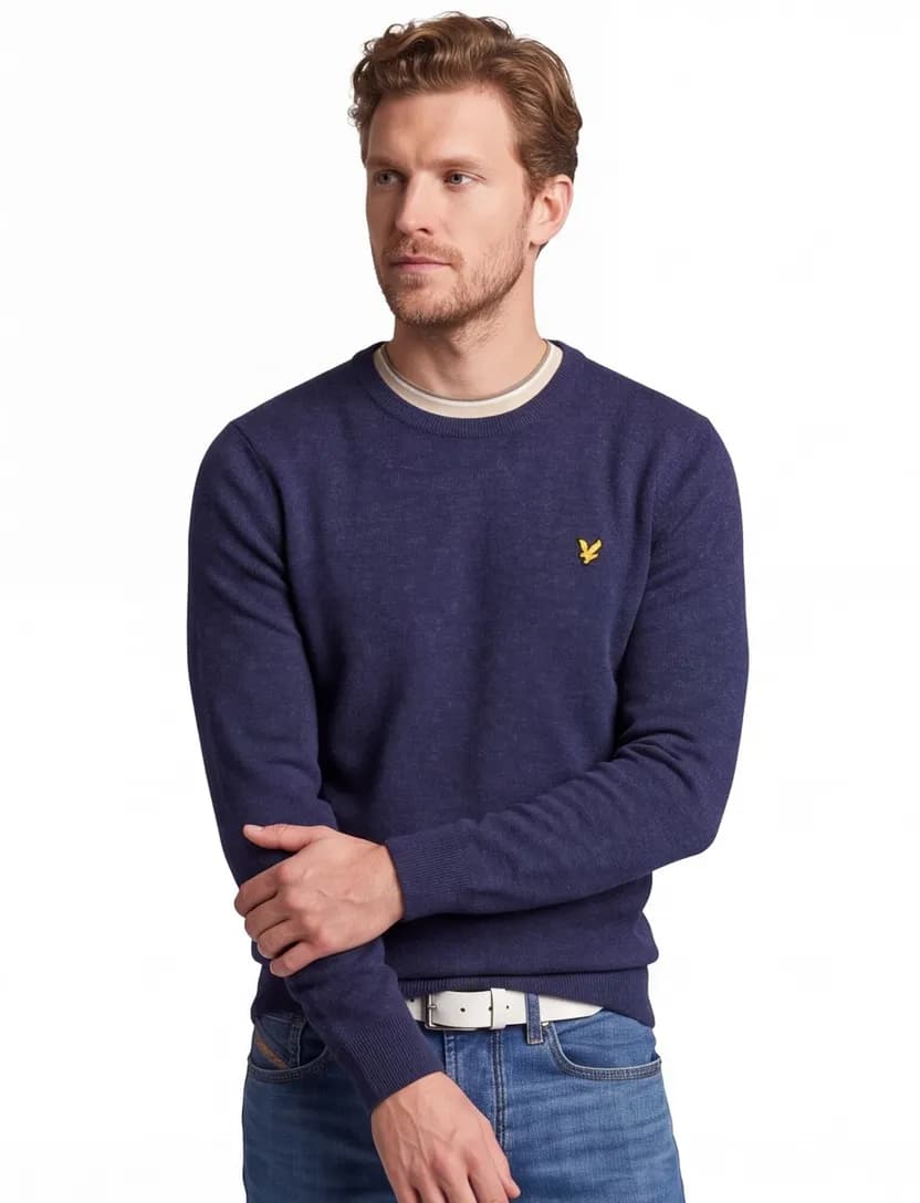 Lyle & Scott lambswool blend crew neck sweater