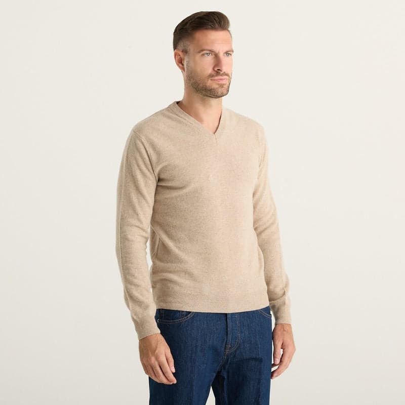 Wool & Co heren V-hals trui
