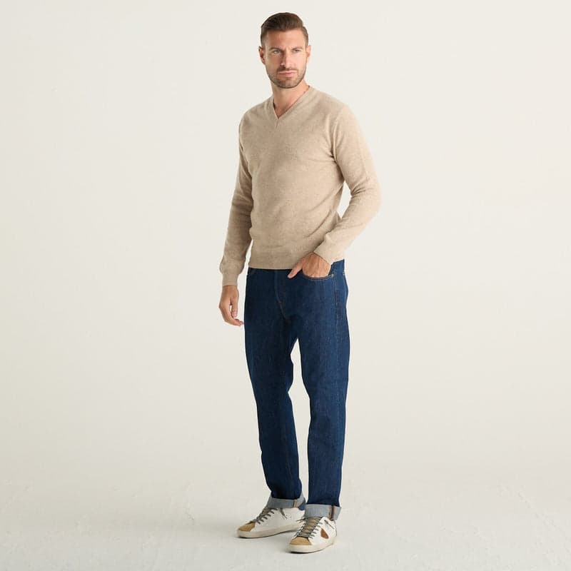 Wool & Co heren V-hals trui