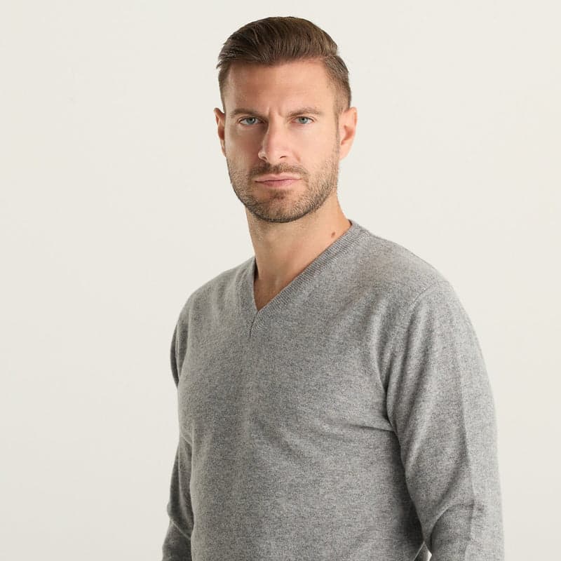 Wool & Co heren V-hals trui
