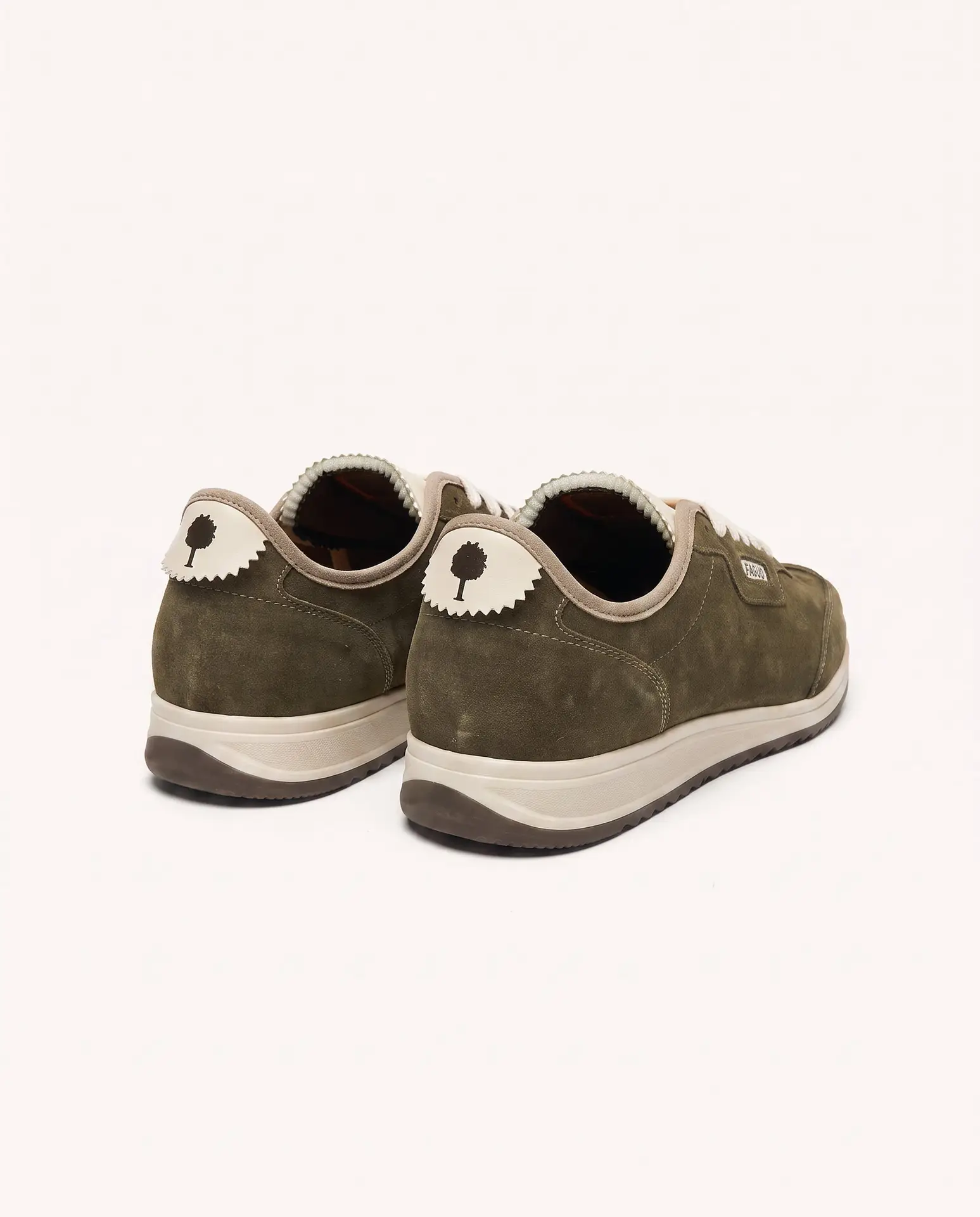 WOODRUN sneakers van suède