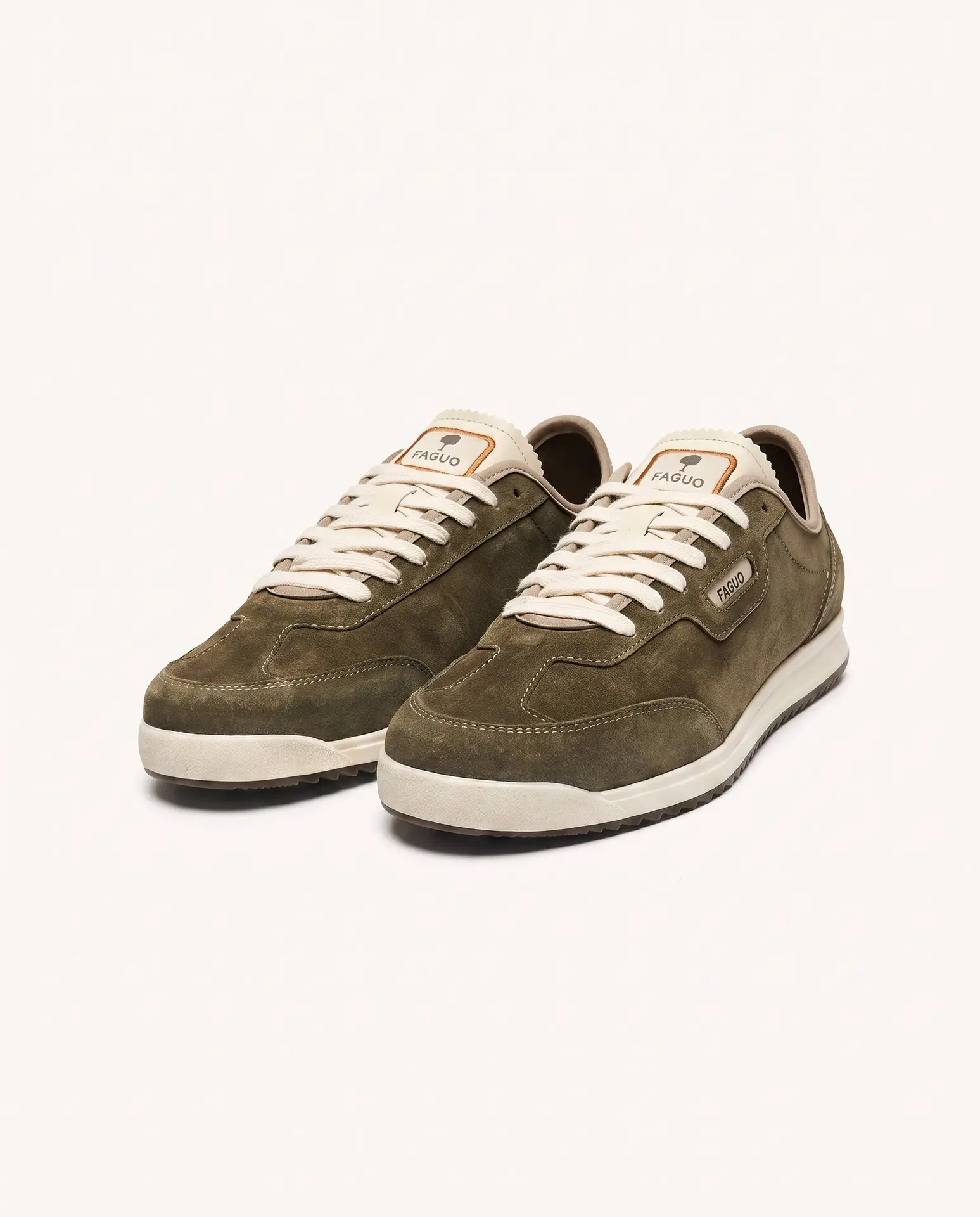 WOODRUN sneakers van suède