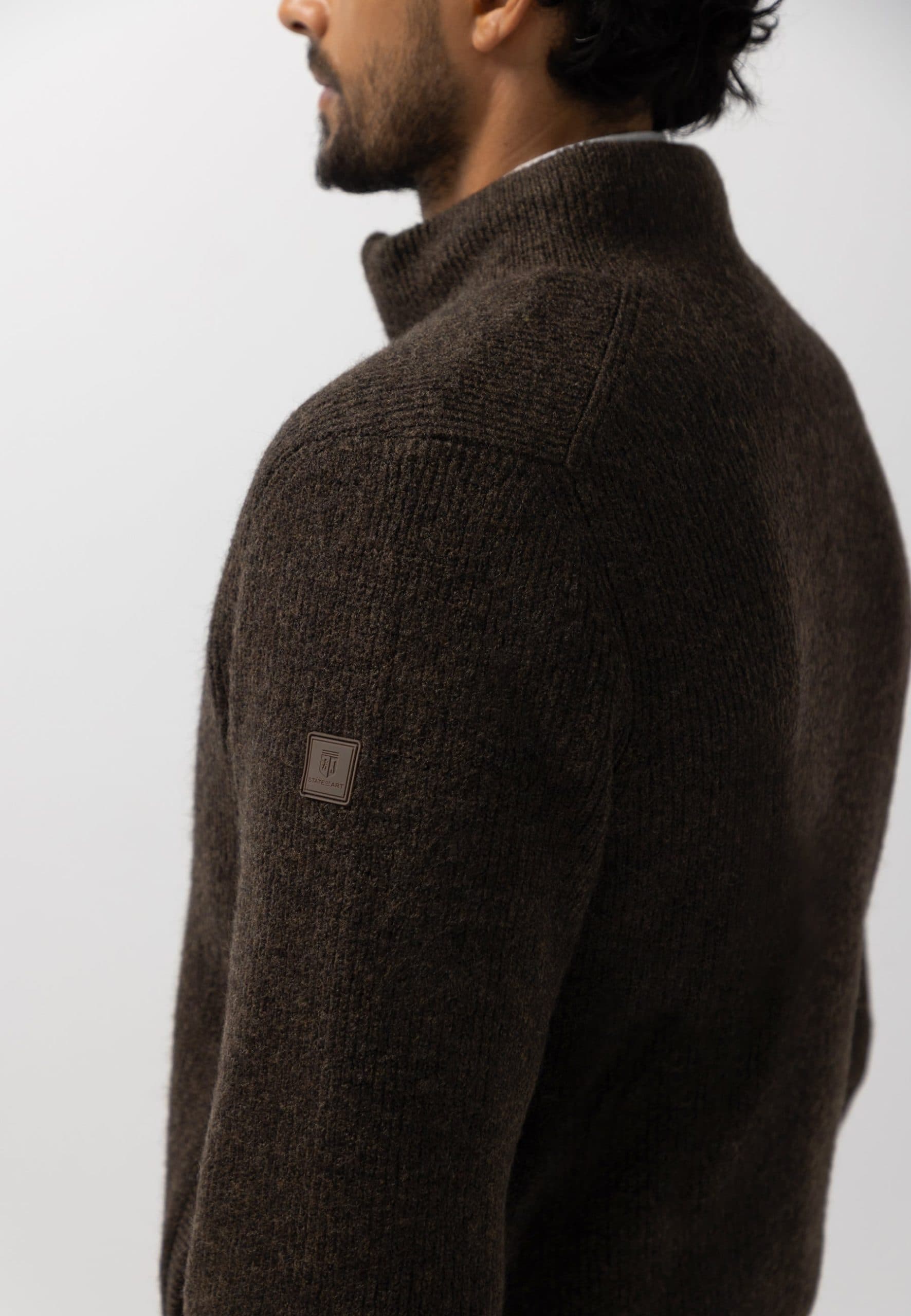 Vest met teddyvoering 161-26123-8900