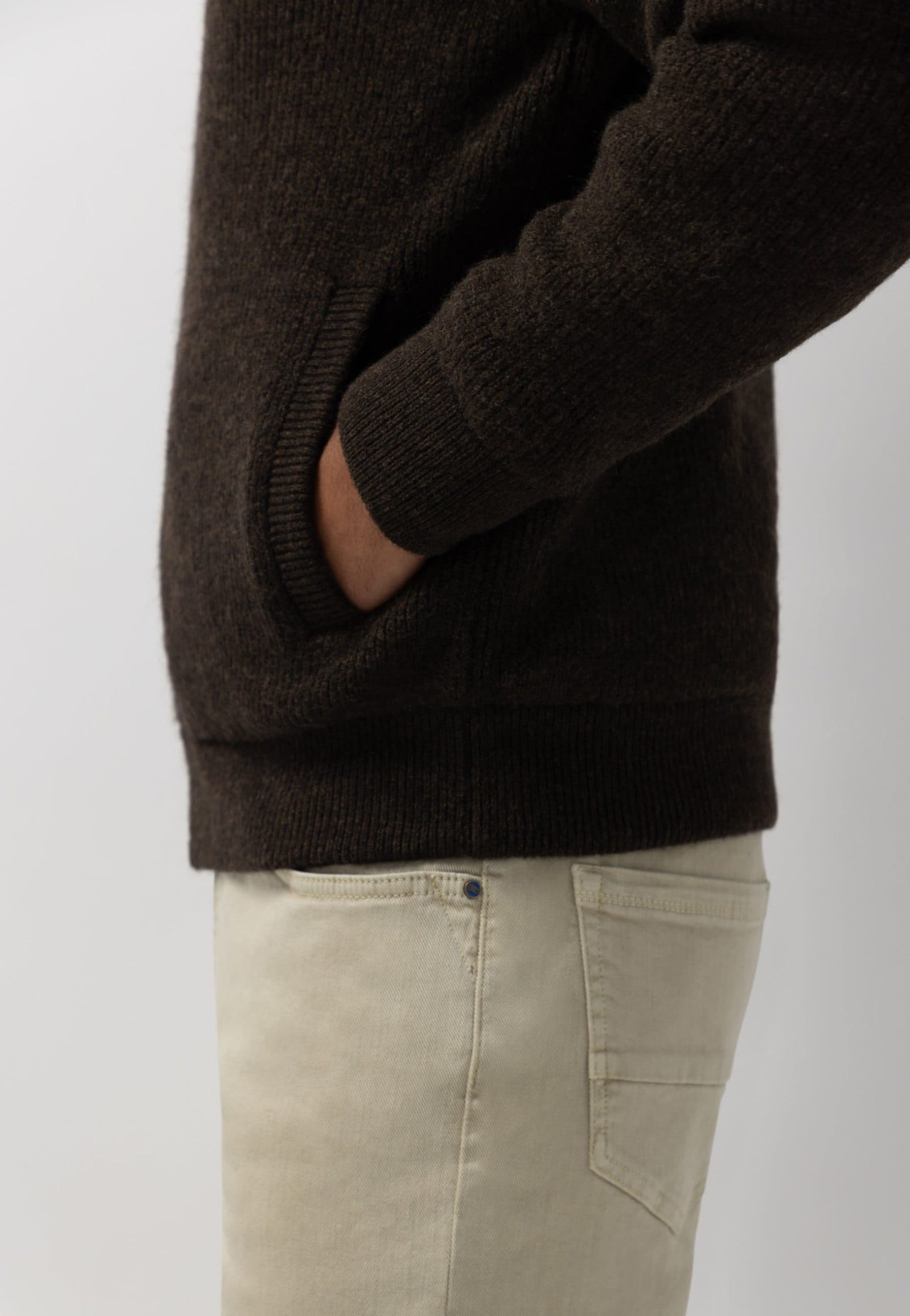 Vest met teddyvoering 161-26123-8900