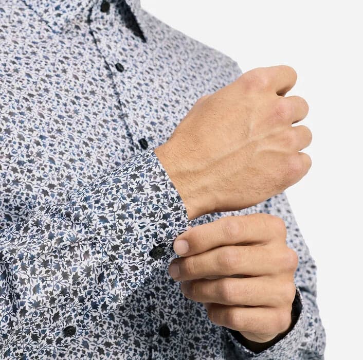 OLYMP Level Five Body Fit floral shirt