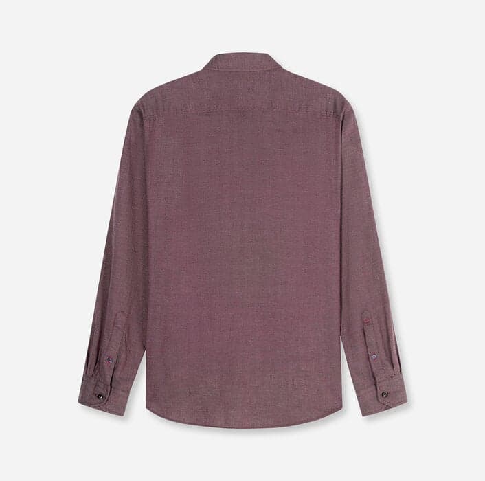 OLYMP Casual shirt, Regular Fit, button-down, Bordeaux