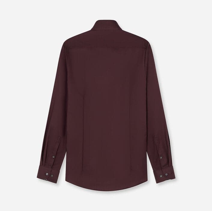OLYMP Level Five Body Fit Kent Shirt, Bordeaux
