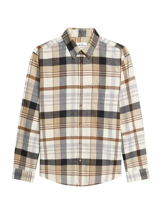 Long Sleeve Brushed Check Shirt