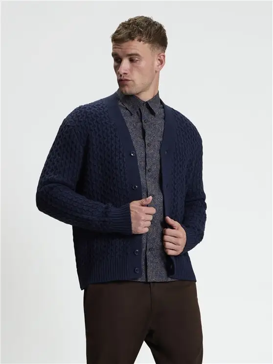 Long Sleeve Texture Cardigan
