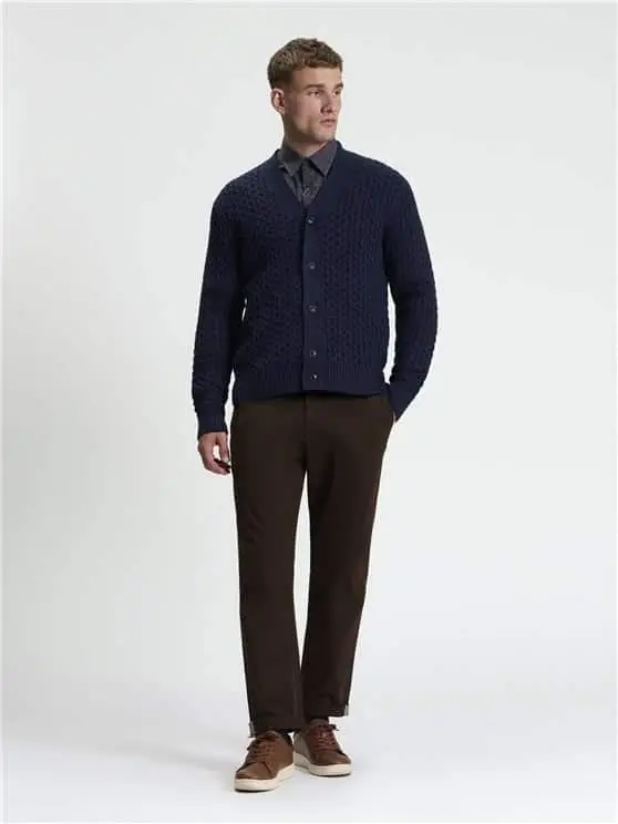 Long Sleeve Texture Cardigan