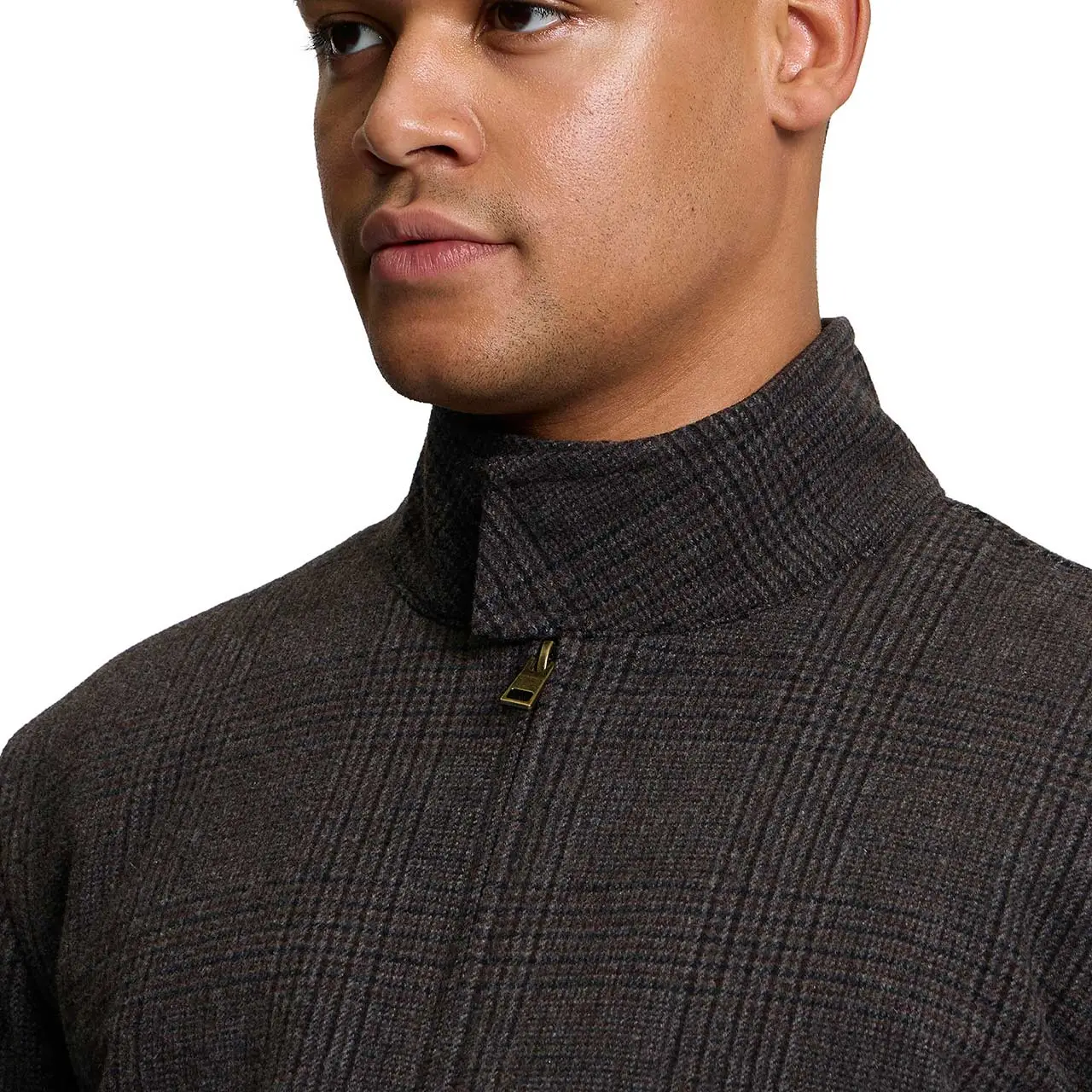 Harrington Bomber Jacket in Dark Brown