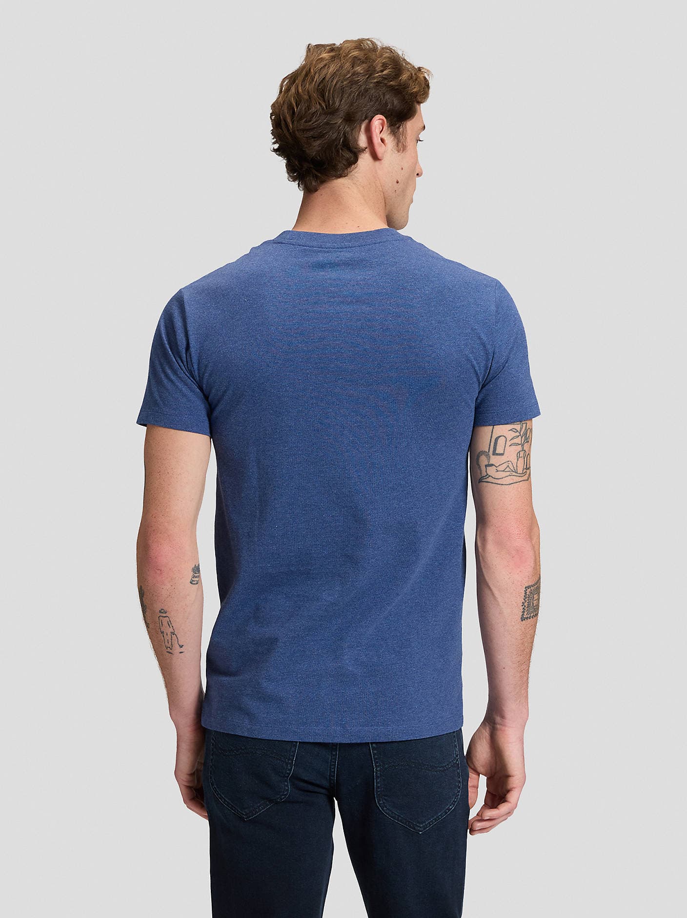 Lee Slim Ultimate Pocket Tee – Navy Mele