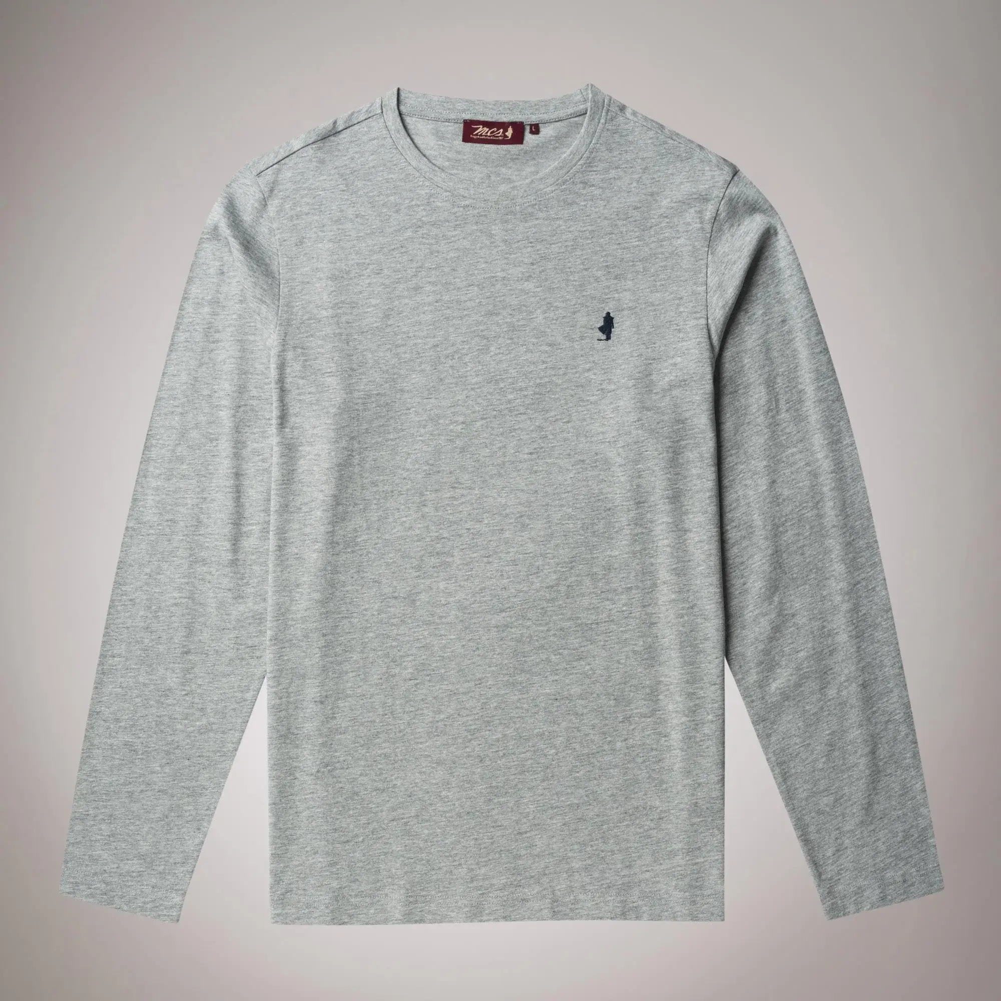 Embroidered ls tee