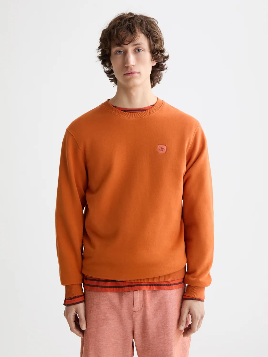 Reg fit log sweat