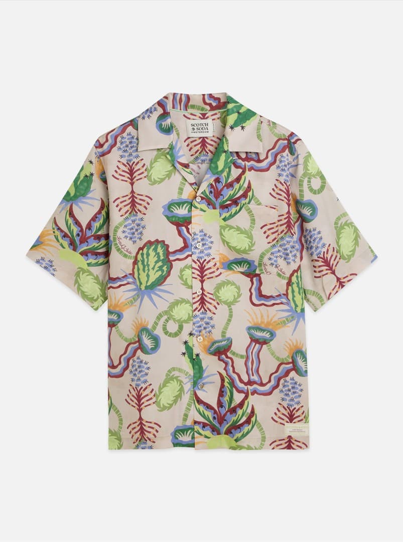Printed tencel