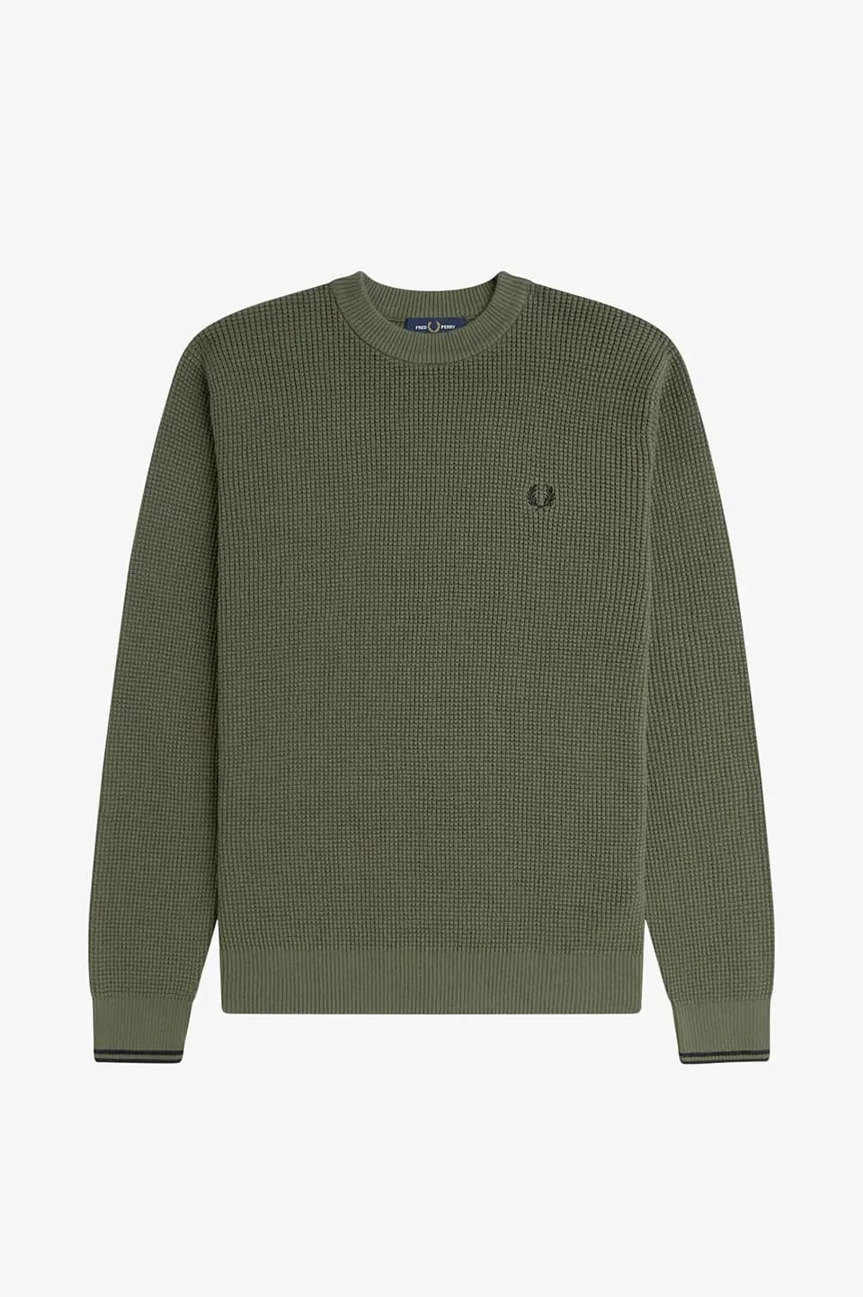 Fred Perry Waffle Stitched Jumper