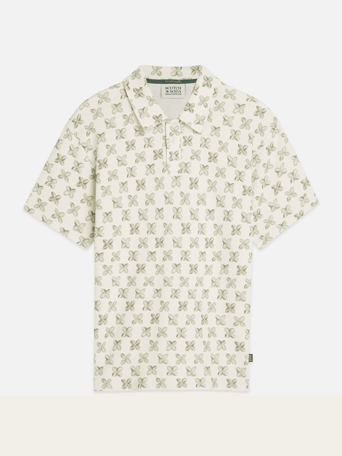 Scotch & Soda Printed Structured Relaxed Polo 183609-310